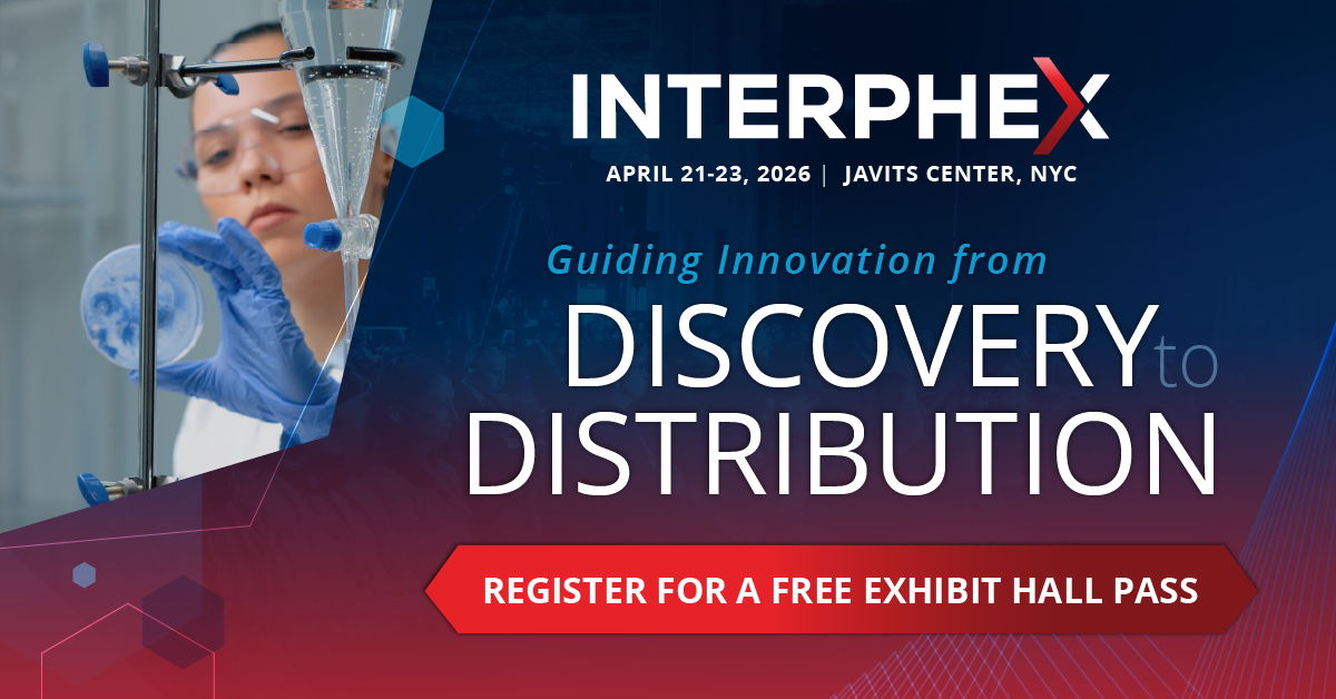 Register with a free Exhibit Hall Badge for #INTERPHEX2026 and visit ...